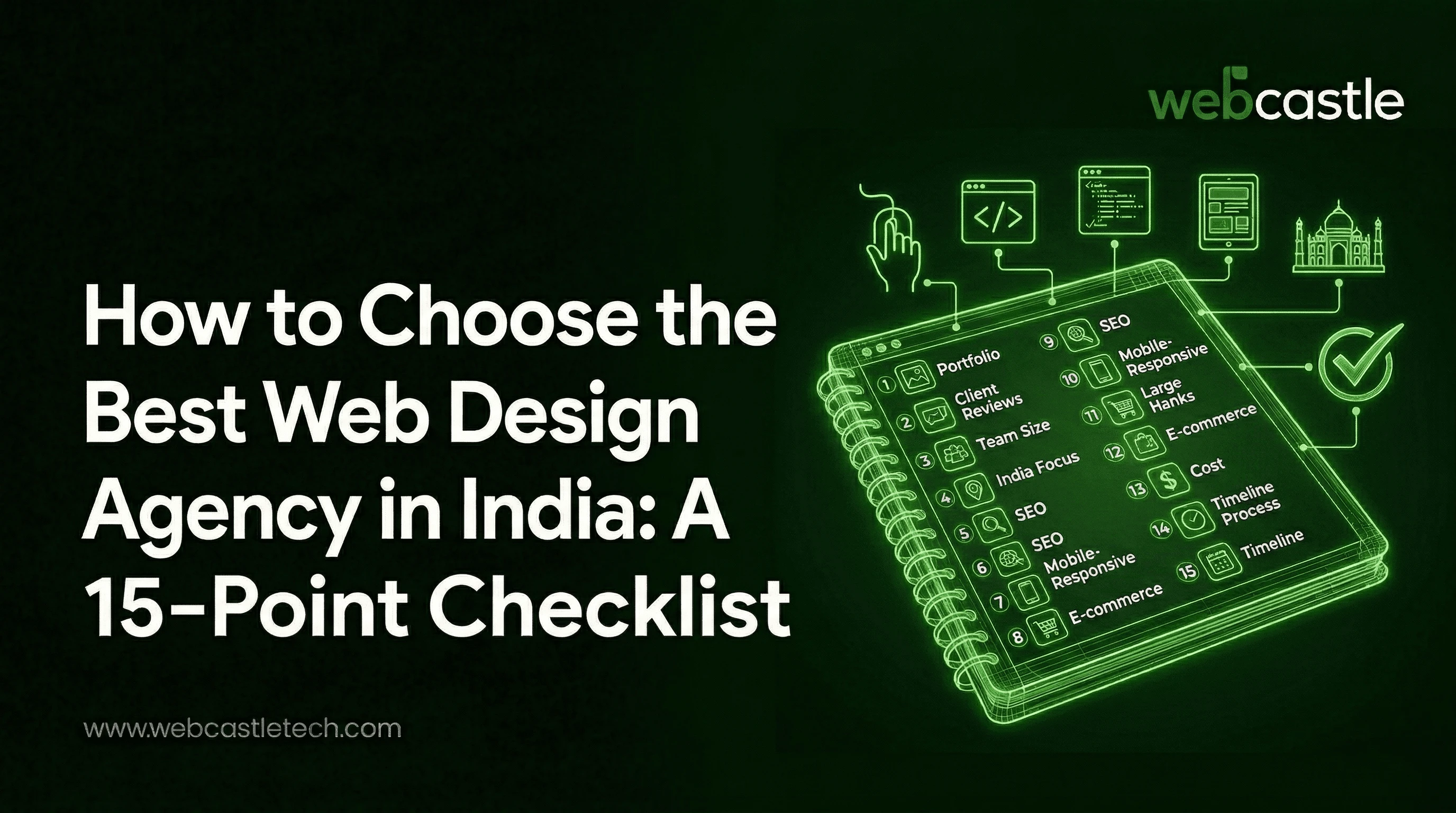 How to Choose the Best Web Design Agency in India: A 15‑Point Checklist
